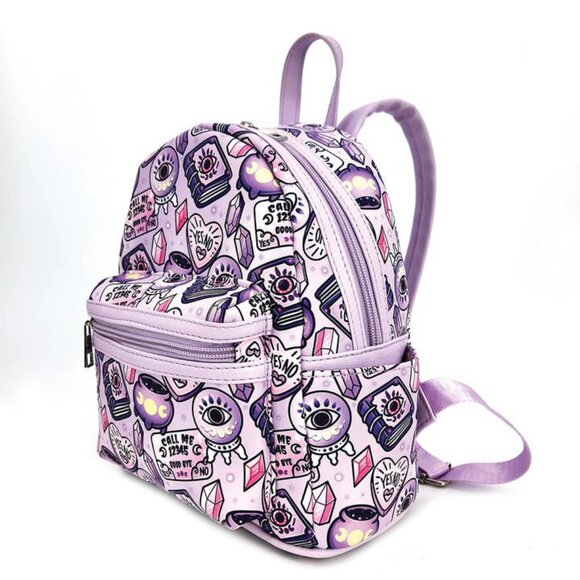 SPOOKYVILLE CRITTERS Witchcraft AOP Mini Backpack - Picture 2 of 4